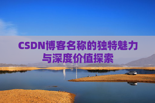 CSDN博客名称的独特魅力与深度价值探索